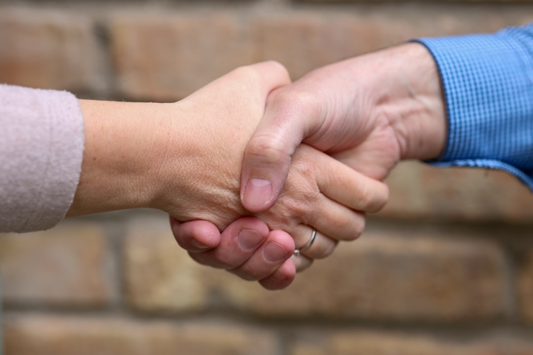 Business handshake